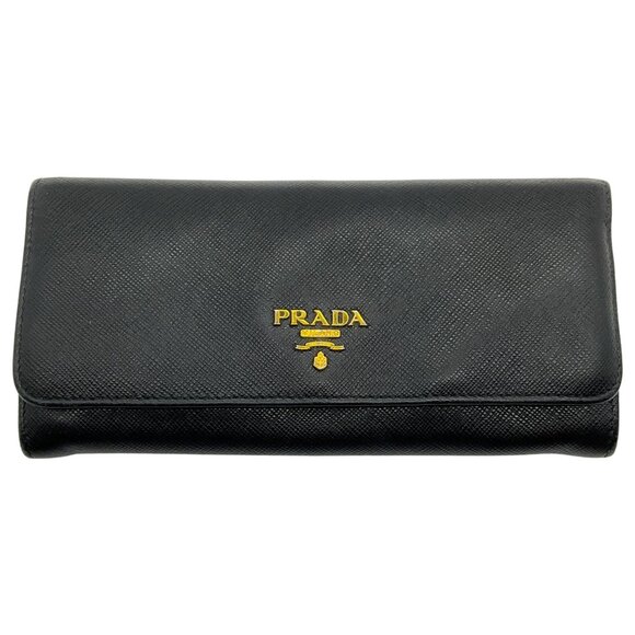 Prada Black Saffiano Leather Wallet - Picture 1 of 8